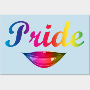LGBT Pride rainbow color Posters and Art