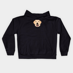 Yellow Lab Dog Kids Hoodie