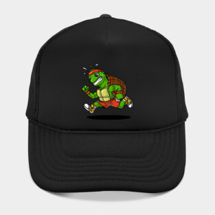 Turtle Running Motivation Tortoise Cardio Workout Hat