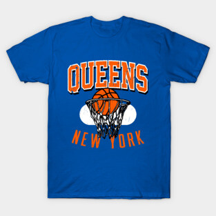 Queens New York Vintage Style Jersey T-Shirt