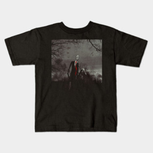 Slender Man Kids T-Shirt