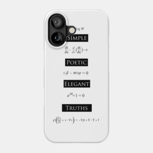 Simple Poetic Elegant Truths Phone Case