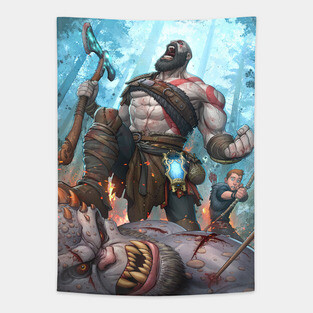 God of War (full) Tapestry