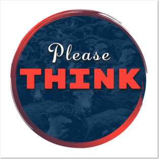 THINK Posters and Art