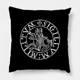 Knights Templar Seal, Christ, Christian Pillow