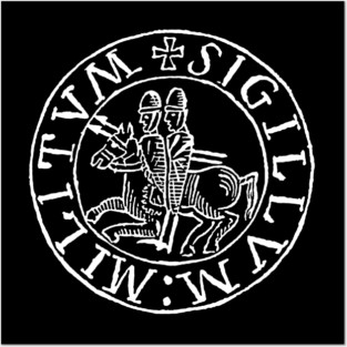 Knights Templar Seal, Christ, Christian Posters and Art