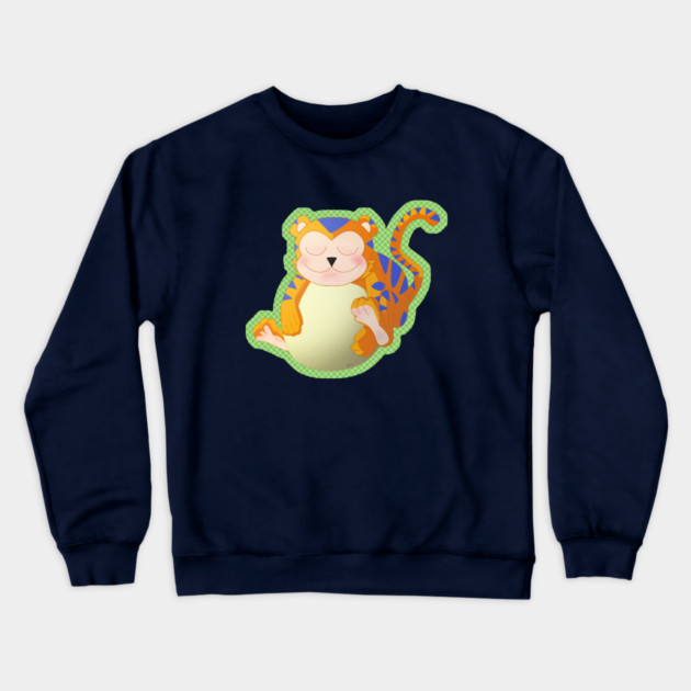 LIL' TIGER Crewneck Sweatshirt by droidmonkey