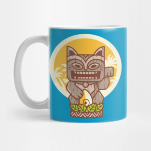 Tiki Kitty Mug