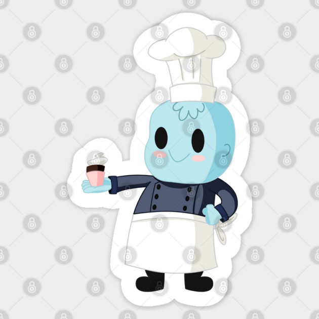 CUTE PASTRY CHEF Sticker by droidmonkey