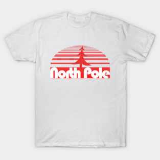 North Pole retro Christmas T-Shirt