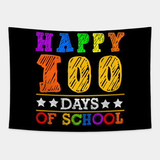 Happy 100 days of school Tapestry