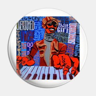Stevie Wonder Pin