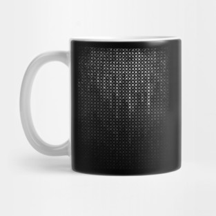 Stitch Fall (bw version) Mug