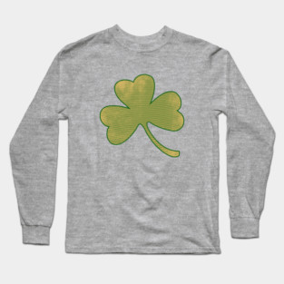 VIntage shamrock for st patricks day Long Sleeve T-Shirt