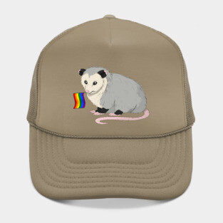 LGBT Pride Opossum Hat