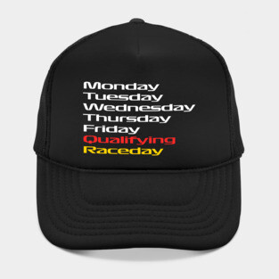 F1 Fan Race Week Schedule Hat
