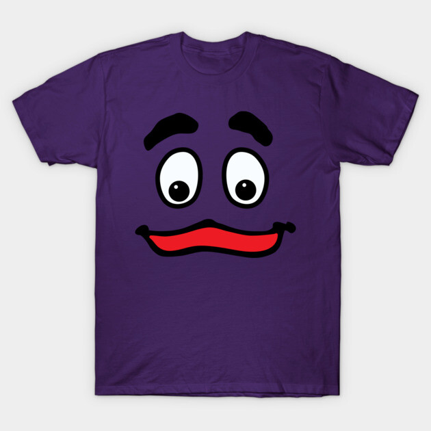 Grimace Face T-Shirt by Chewbaccadoll