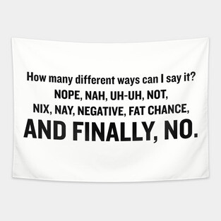 No Tapestry