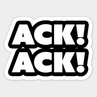 Eric the ACK ACKtor! Sticker