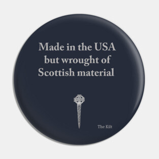 Scottish Material Pin