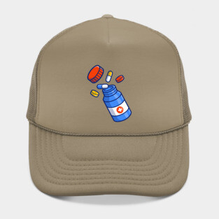 Jar With Pills And Tablets Hat