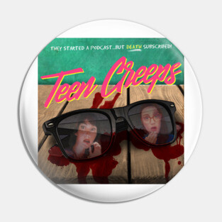 Teen Creeps Logo Pin