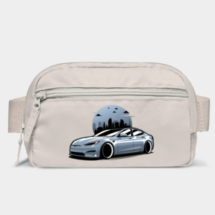 Silver Tesla Model S Plaid Bag