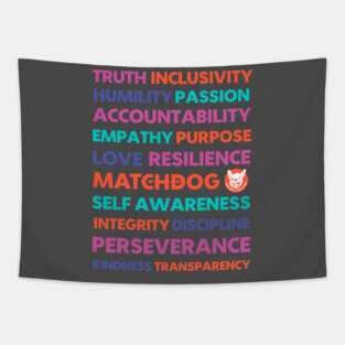 MatchDog Values Tapestry
