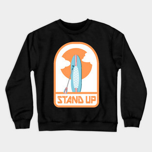 Stand Up Paddle Board Crewneck Sweatshirt
