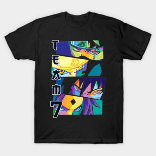 Team 7 naruto anime T-Shirt