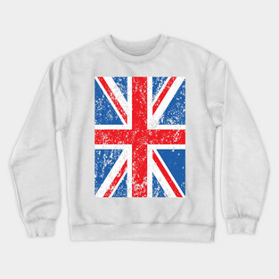 Distressed Union Flag Crewneck Sweatshirt