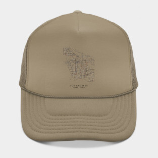 Los Angeles Map Hat