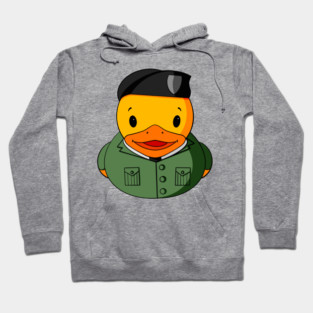 Military Beret Rubber Duck Hoodie