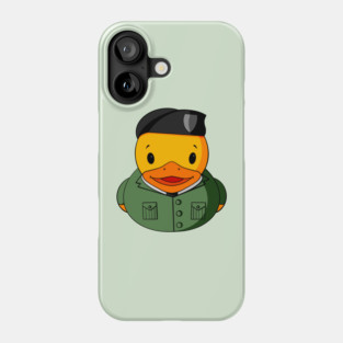 Military Beret Rubber Duck Phone Case