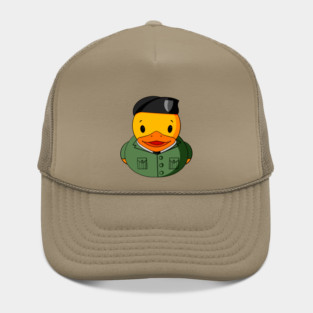 Military Beret Rubber Duck Hat