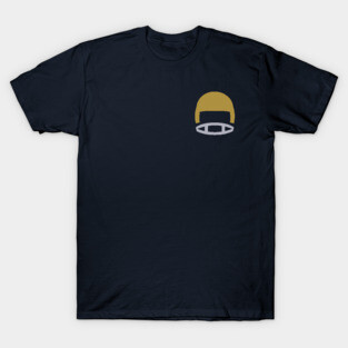 Retro Golden Football Helmet T-Shirt