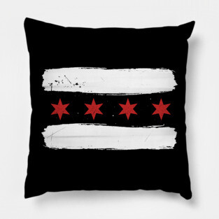 Chicago-Made Punk (White) Pillow