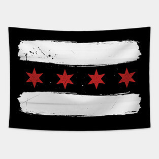 Chicago-Made Punk (White) Tapestry