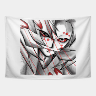 rui the spider demon in kimetsu no yaiba art Tapestry