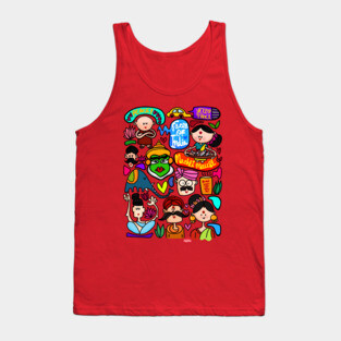 Faces of India Tank Top