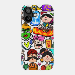 Faces of India Phone Case
