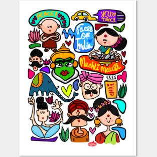 Faces of India Posters and Art