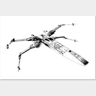 X Wing Fighter Posters and Art