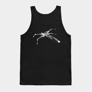 X Wing Fighter Tank Top