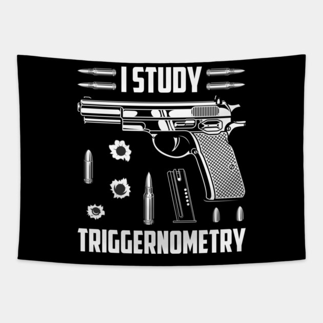 I Study Triggernometry Tapestry by Silly Me Studio
