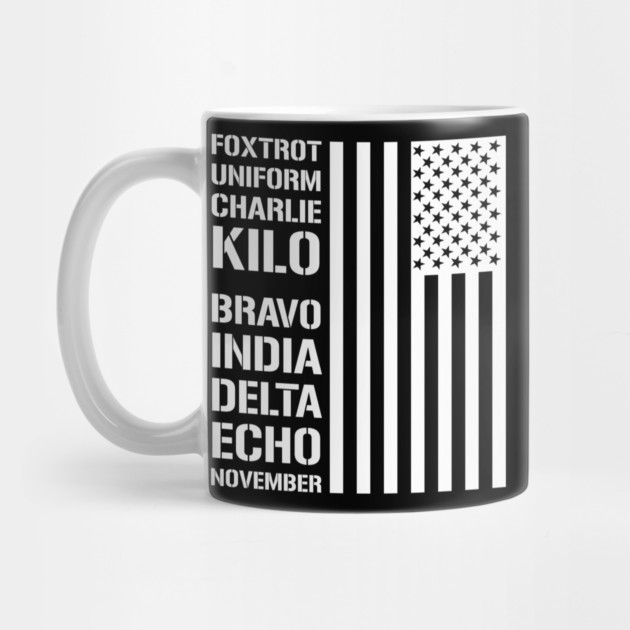 Military Phonetic Alphabet Code F*ck Biden by Silly Me Studio