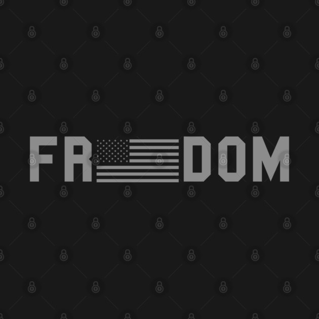 Patriotic Tactical Freedom American Flag by Silly Me Studio
