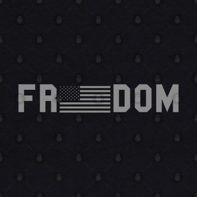 Patriotic Tactical Freedom American Flag by Silly Me Studio
