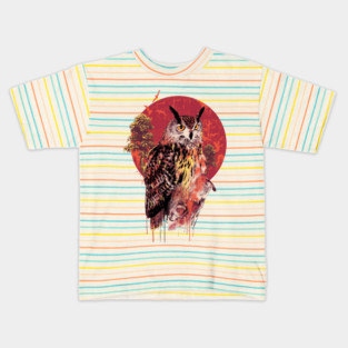 Owl Red Kids T-Shirt