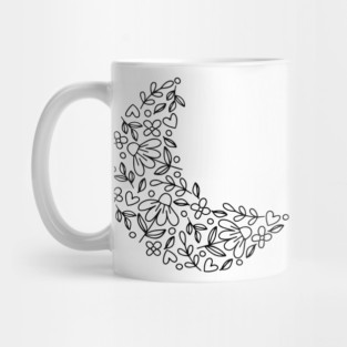 Script Moon Mug